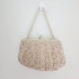 Vintage handmade beaded purse